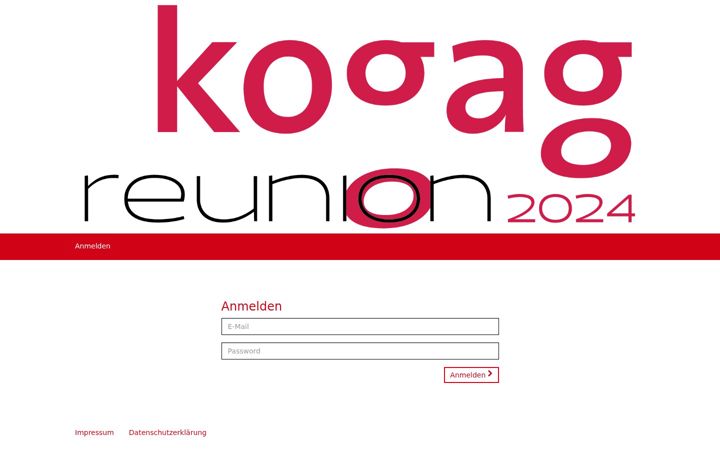 Screenshot of kogag-klassentreffen.de