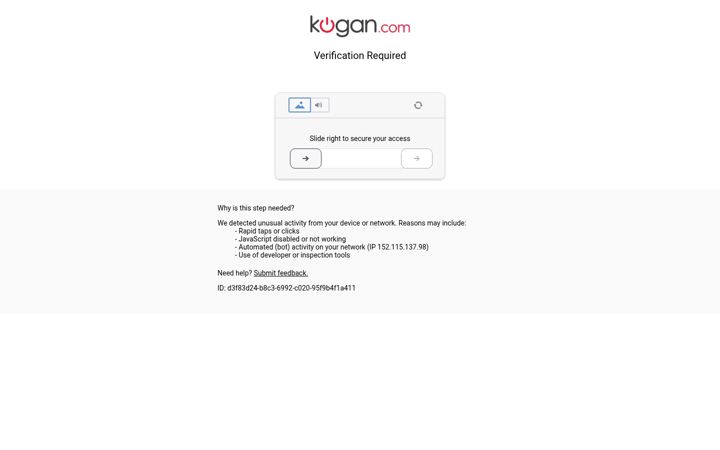 Zrzut ekranu kogan.com