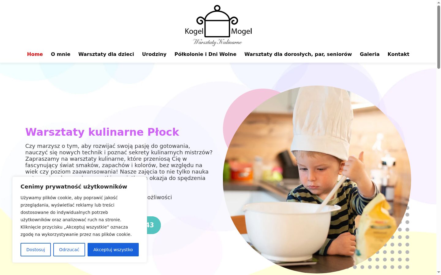 Screenshot van de toestemmingsbanner zoals getoond vóór enige interactie