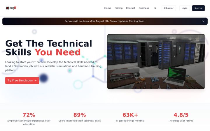 Screenshot of kogitlabs.com