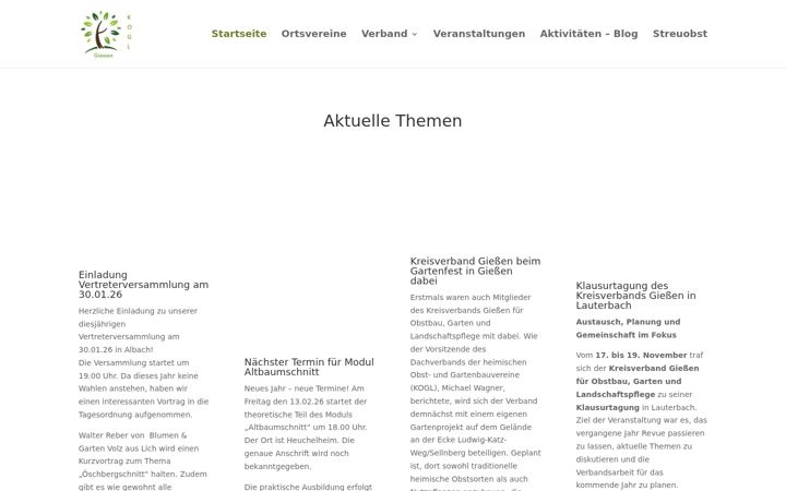 Screenshot of kogl-giessen.de