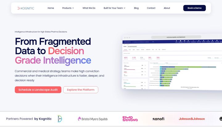 Screenshot of kognitic.com