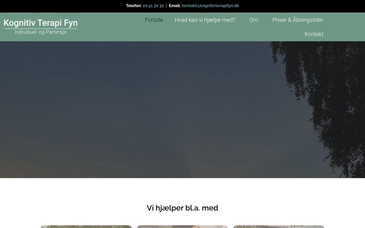 Képernyőkép: kognitivterapifyn.dk