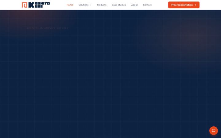 Screenshot of kognitokube.com
