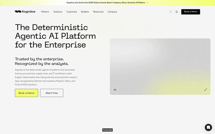 Screenshot of kognitos.com