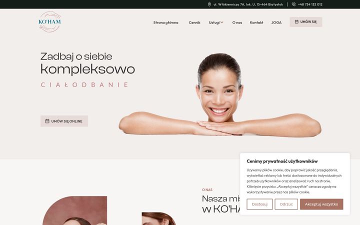 Screenshot of koham-cialodbanie.pl