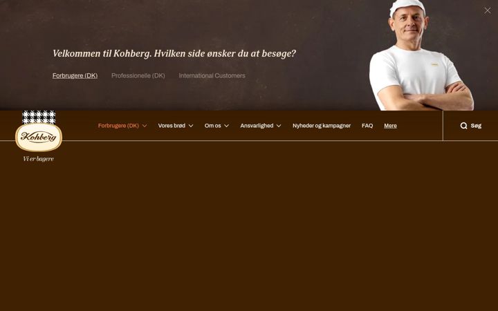 Screenshot of kohberg.dk