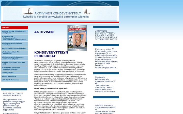Screenshot of kohdevenyttely.net