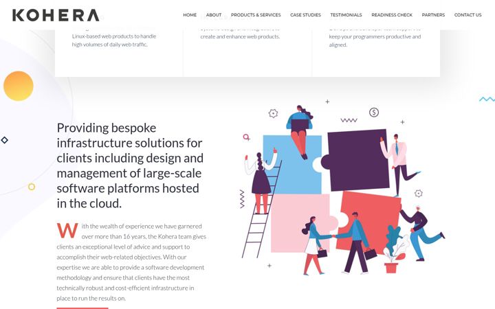 Screenshot of kohera.co.uk