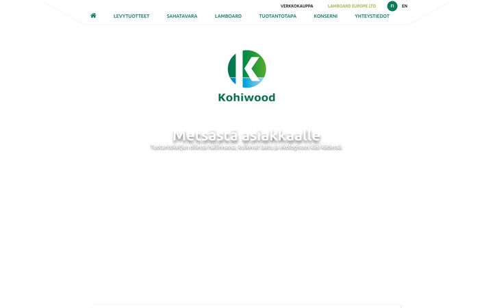 Screenshot of kohiwood.com