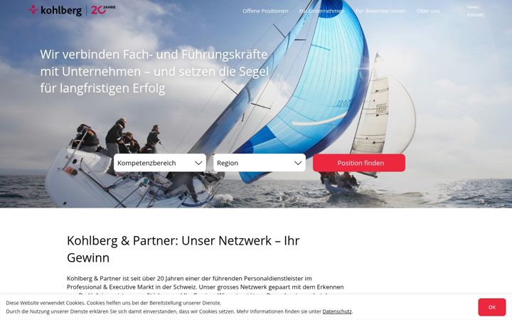 Screenshot of kohlberg.ch