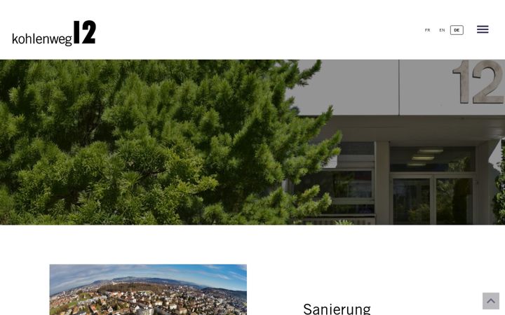 Screenshot of kohlenweg12.ch