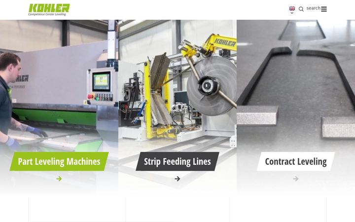 Screenshot of kohler-germany.com