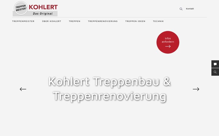 Screenshot of kohlert-treppen.de