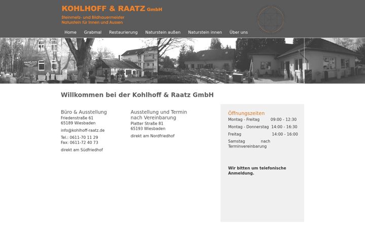 Screenshot of kohlhoff-raatz.de