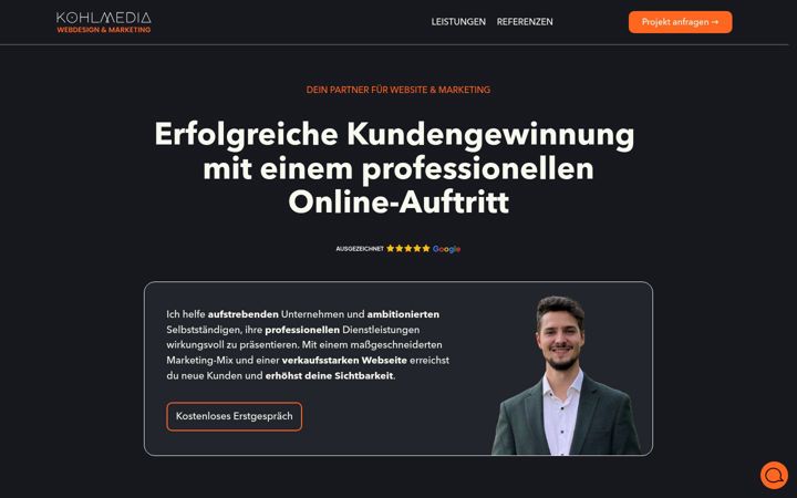 Screenshot of kohlmedia.de