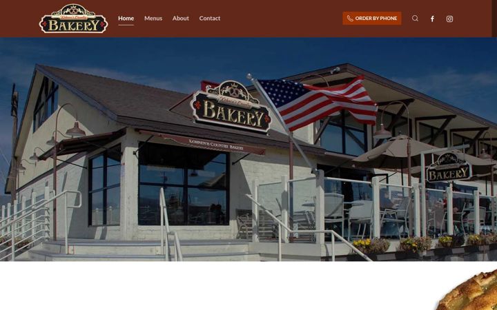 Screenshot of kohnenscountrybakery.com