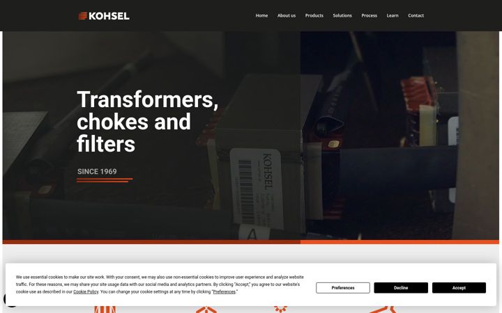 Screenshot of kohsel.dk