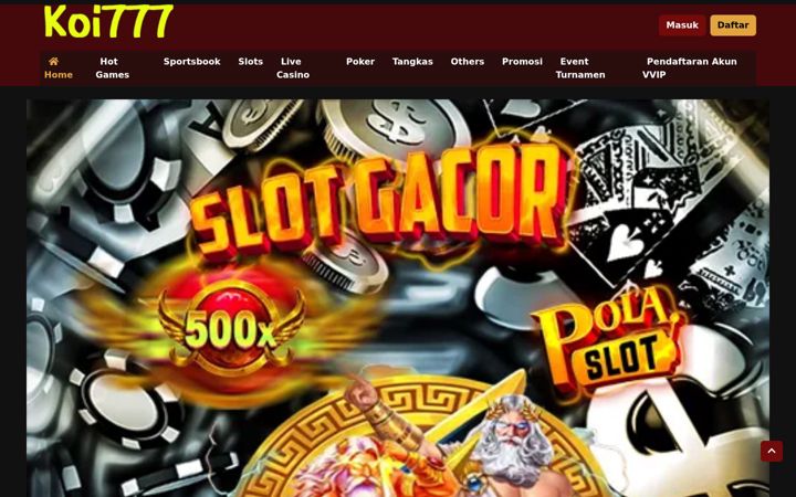 Screenshot of koi777.org