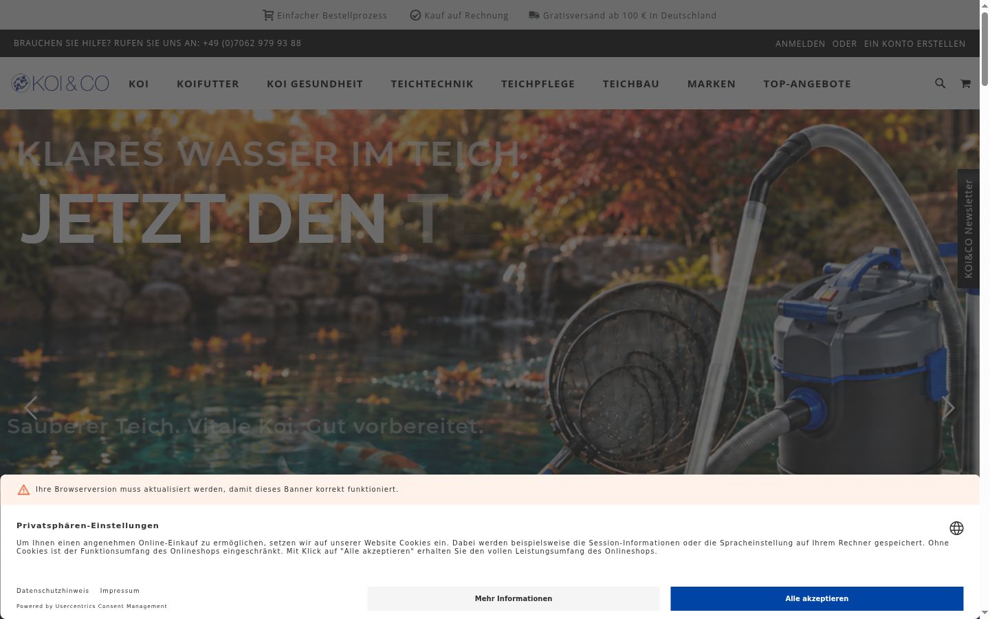 Screenshot tal-banner tal-kunsens muri qabel kwalunkwe interazzjoni