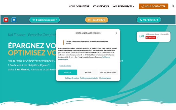 Screenshot of koifinance.fr