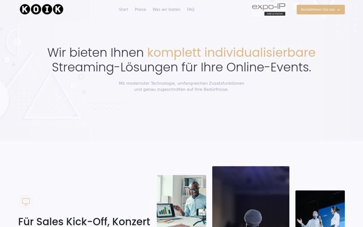Screenshot of koik-tech.de