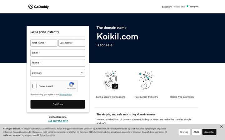 Screenshot of koikil.com