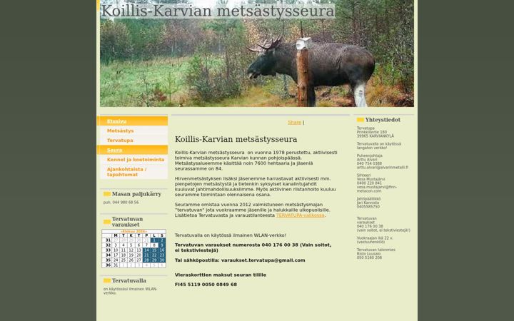 Screenshot of koillis-karvianms.net