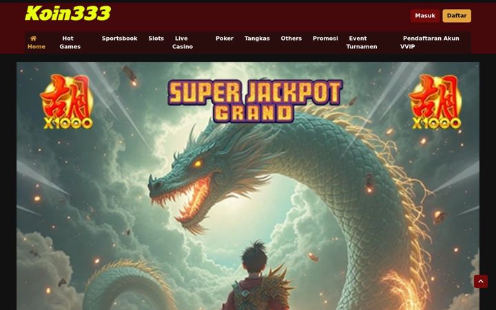 Screenshot of koin333.org