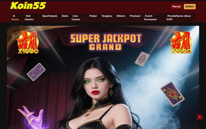 Screenshot of koin55.net