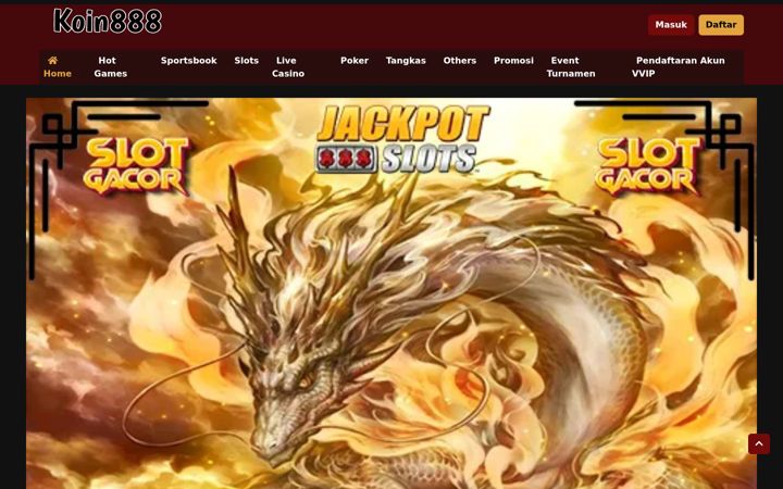 Screenshot of koin888slot.com