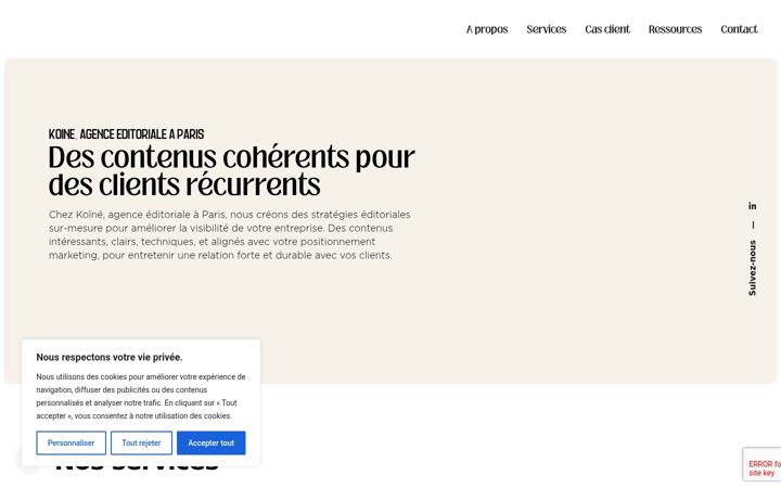 Screenshot of koine-redaction.fr