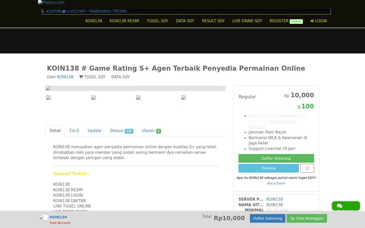 Screenshot of koinhire.vip