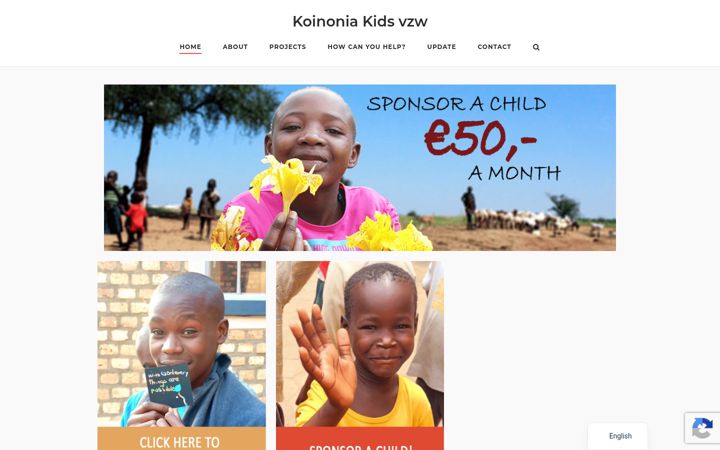 Screenshot of koinoniakids.org