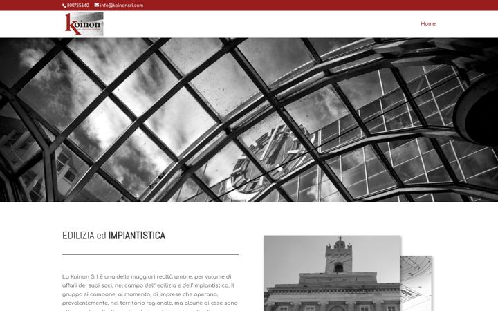 Screenshot of koinonsrl.com