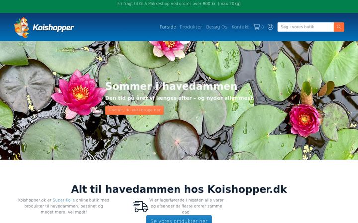 Screenshot of koishopper.dk