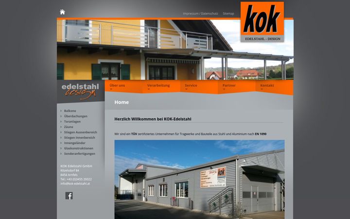 Screenshot of koisiak.at