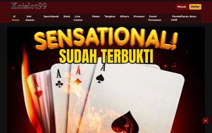 Screenshot of koislot99.com