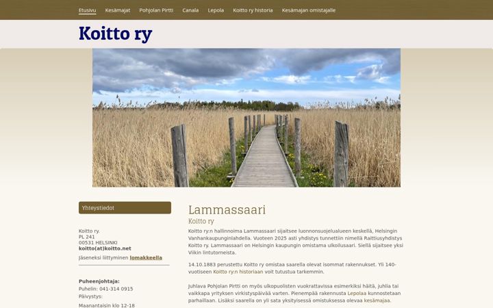 Screenshot of koitto.net