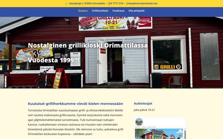 Screenshot of koivulankioski.net