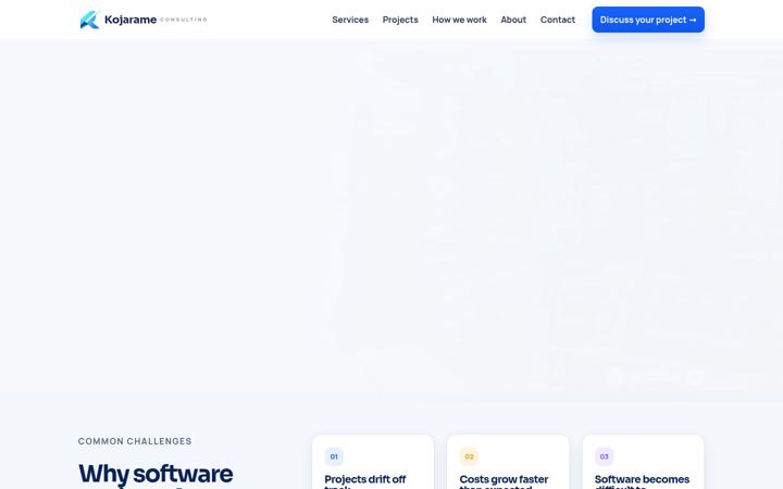 Screenshot of kojarame.com.au