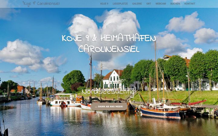 Screenshot of koje9-carolinensiel.de