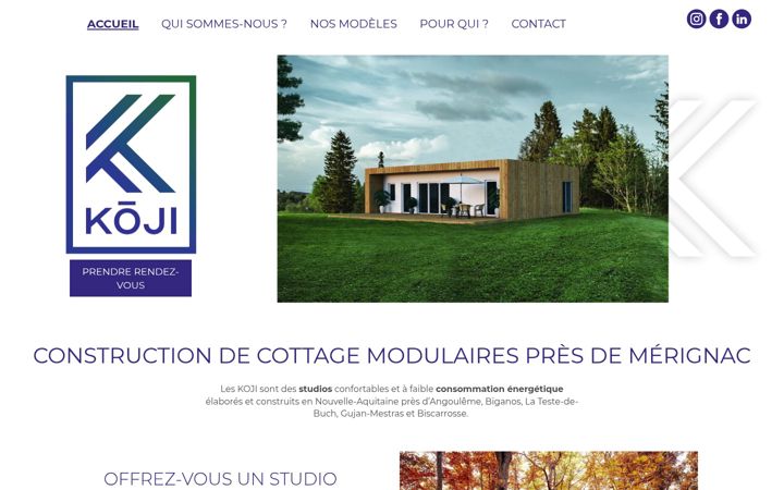 Screenshot of koji-factory.fr