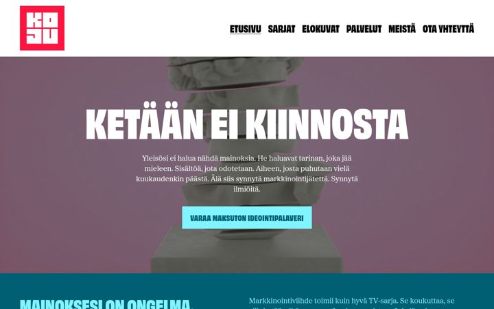 Screenshot of kojufilm.com