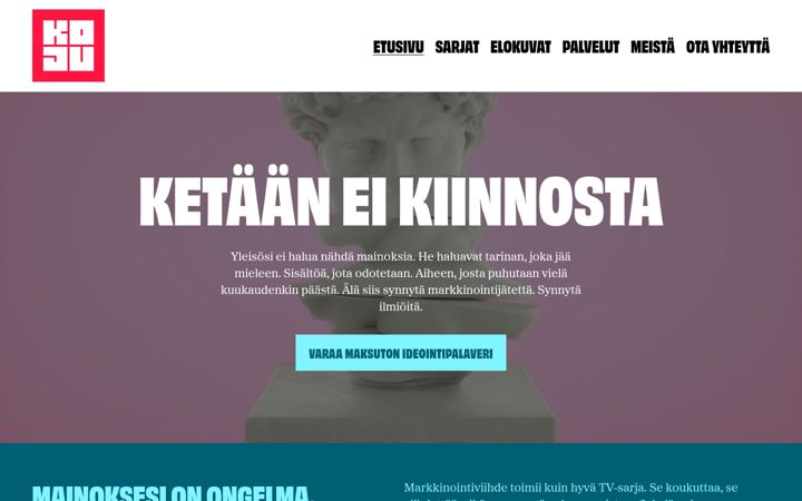 Screenshot of kojufilm.fi