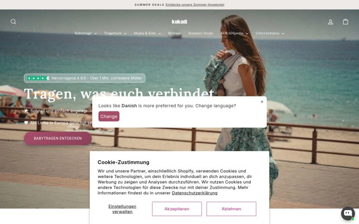 Screenshot of kokadi.de