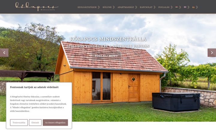 Screenshot of kokapocs.hu
