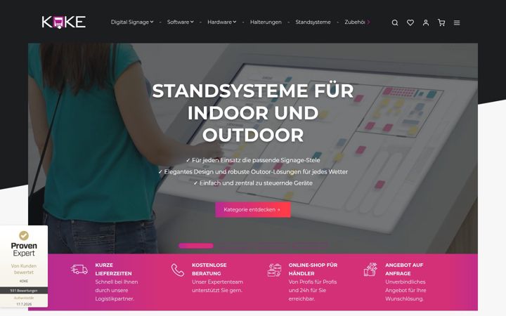 Screenshot of koke-shop.com