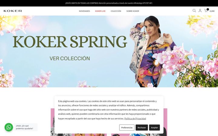 Screenshot of koker.es
