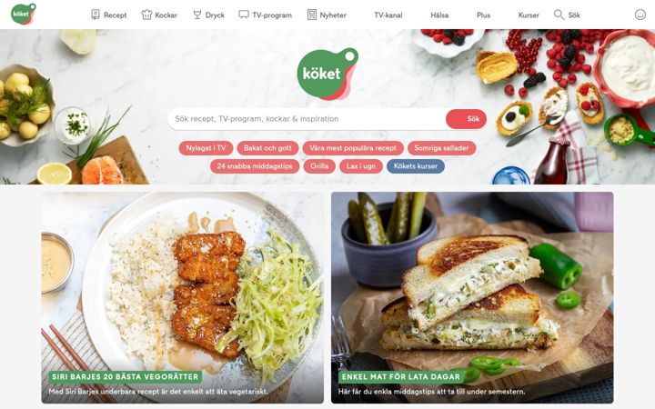 Screenshot of koket.se